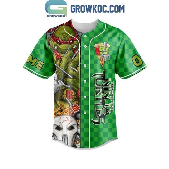 Discover Ninja Turtles Cowabunga Monster Personalized Baseball Jersey, Gift for Fans