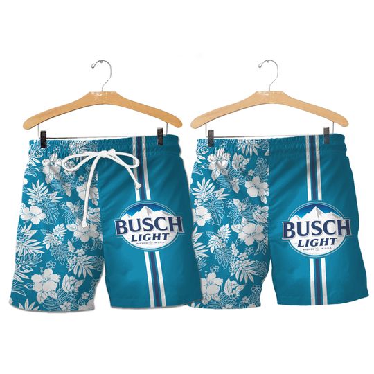 Discover Light Beer Hawaiian Shorts - Summer Beachwear