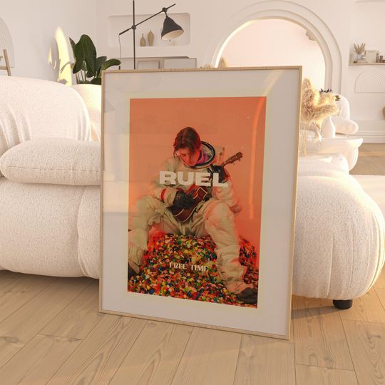 Discover Ruel - Free Time Album Poster / Room Decor / Music Decor / Music Gifts / Ruel Art