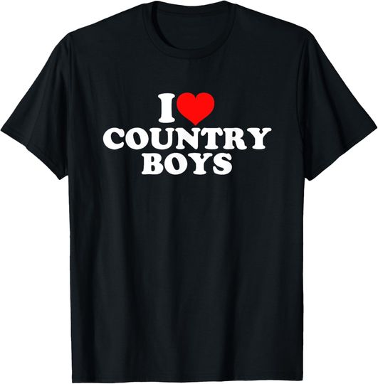 Discover I Love Country Music T-Shirt