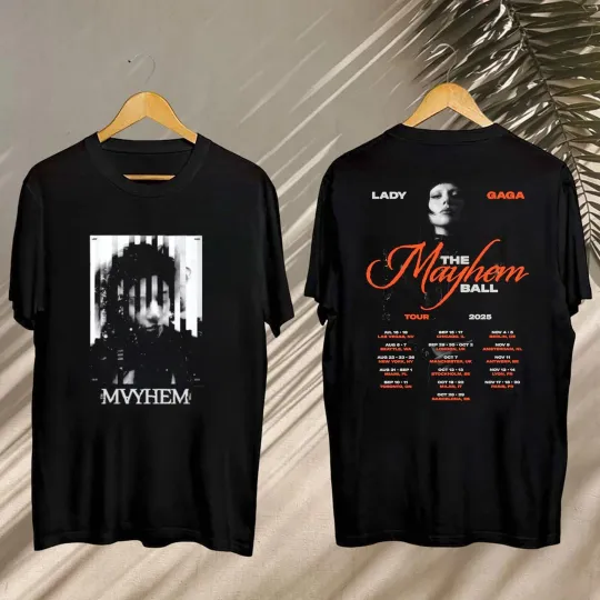 Discover 2025 Ld ga The Mayhem Ball Tour Shirt  Ld ga Concert  Ld ga Fan Gift