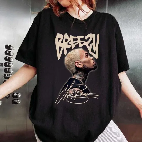 Discover 2025 Chris Brown Tour Breezy Bowl XX T-Shirt, Chris Brown Concert 2025