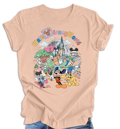 Discover Retro Walt Disneyyworld Shirt, Vintage Disneyyworld Shirt, Mickeyy And Friends Shirt