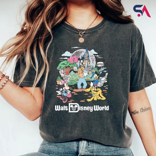 Discover Retro Walt Disneyyworld Shirt, Vintage Disneyyworld Shirt, Mickeyy And Friends Shirt