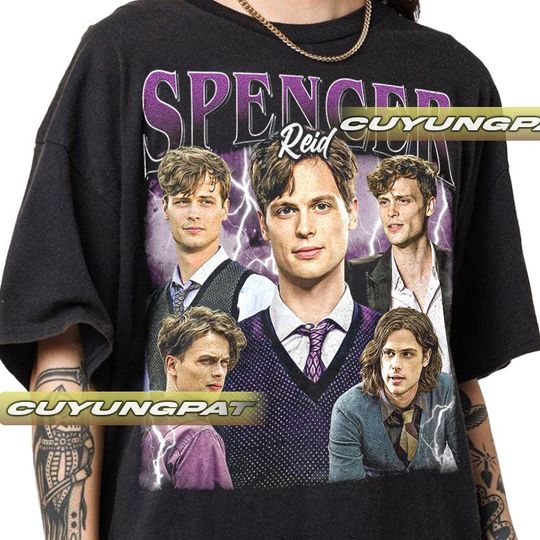 Discover Vintage Spencer Reid Style Shirt, Retro Spencer Reid Shirt, Spencer Reid Fan Gift