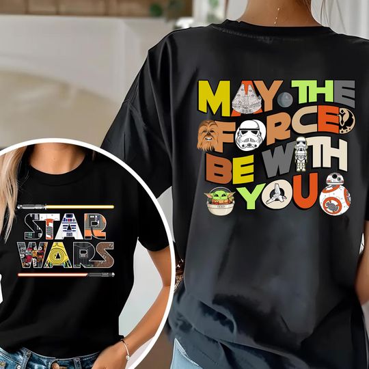 Discover May the 4th Be with You 2025 shirt Starr Warss Disneyyy Shirt Disneyyy Starr Warss Shirt