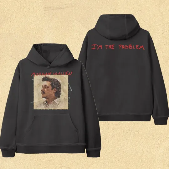 Discover NEW - Wallen Western Tour 2025 I’m The Problem Album Cover Hoodie