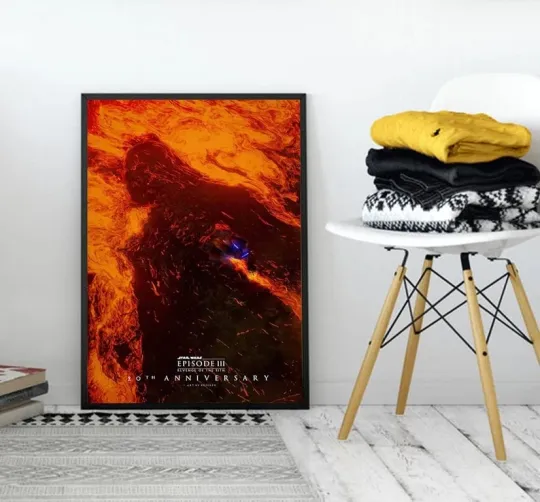 Discover Starr Warss Episode III Revenge Of The Sith 20th Anniversary Poster