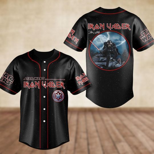 Discover Starr Warss Walker Baseball Jersey, Darthh Vaderr Baseball Jersey