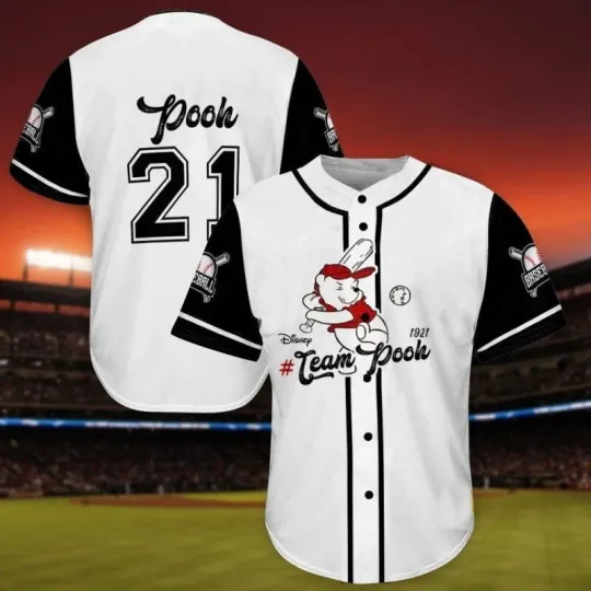Discover Disneyyy winniee the poohh Bear Limited Baseball Jersey