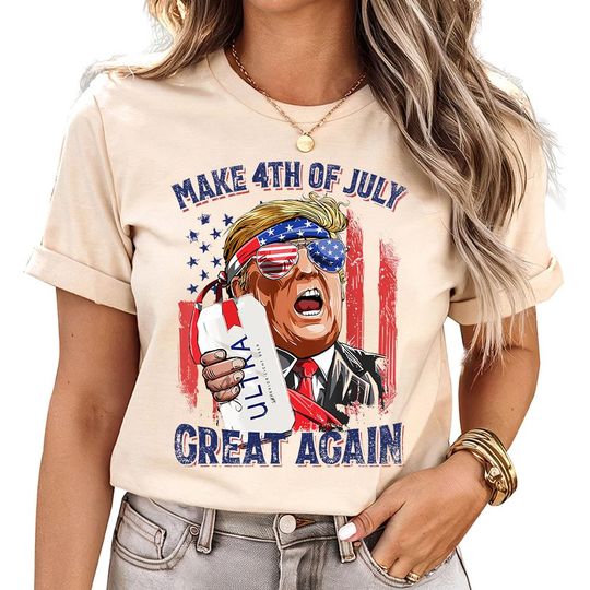 Discover Make 4th of July Great Again ULTRA - Independence Day Tee