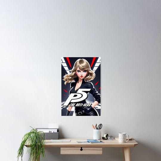 Discover Taylorr Swifts The Anti-Hero P5 Poster