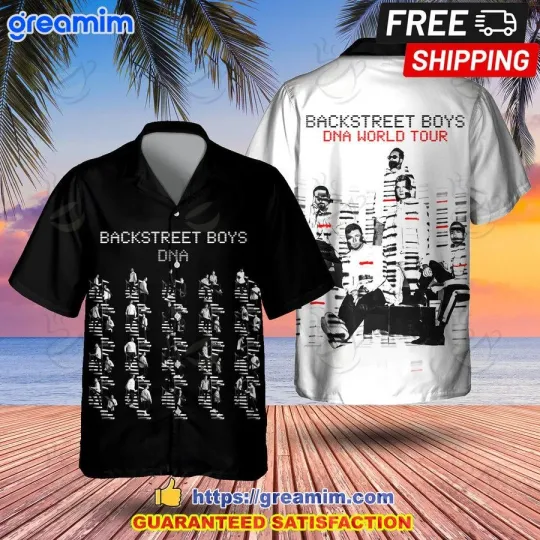 Discover Backstreet Boys DNA World Tour Hawaiian Shirt