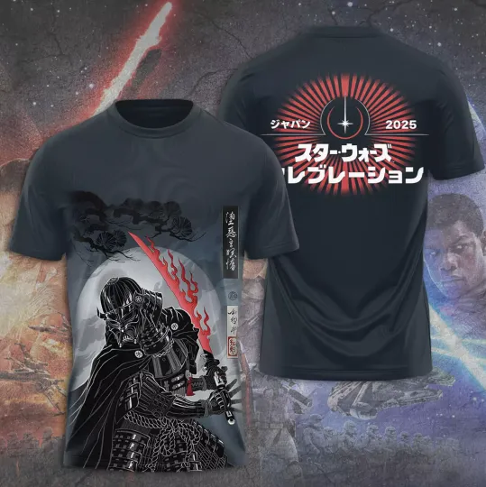 Discover Starr Warss 3D T-Shirt, Celebration Japan 2025 Art Show Gift
