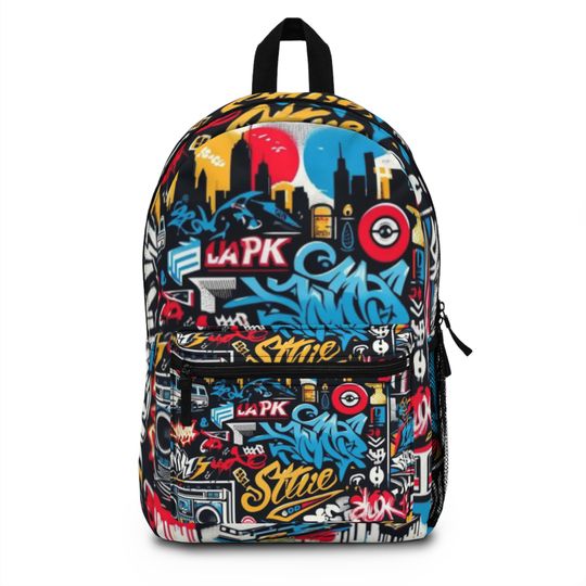 Discover Urban Graffiti Art Backpack - Vibrant Street Style School Bag