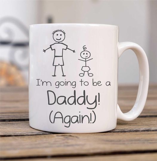 Discover Mug I'm Going to Be a Daddy AgainMugs