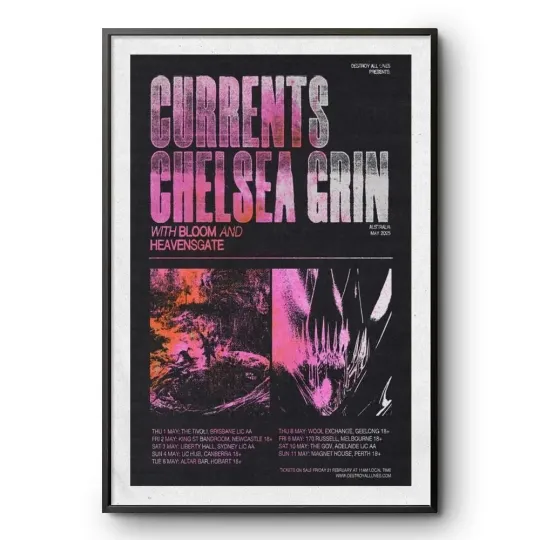 Discover Australia May Tour 2025 Currents Poster