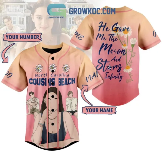 Discover North Carolina Cousins Beach Personalized Baseball Jersey