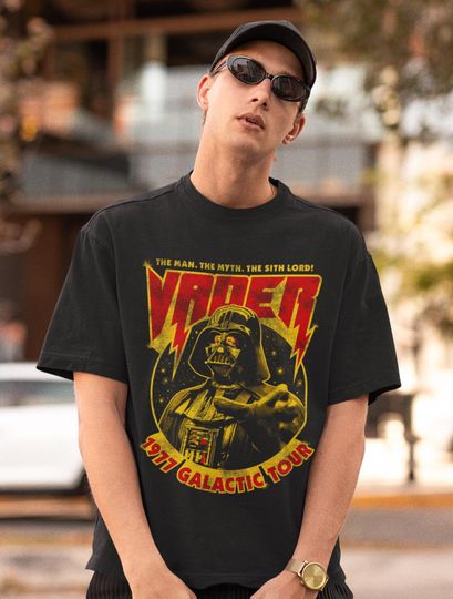 Discover Retro Darthh Vaderr 1977 Galactic Tour Shirt -Darthh Vaderr Tshirt
