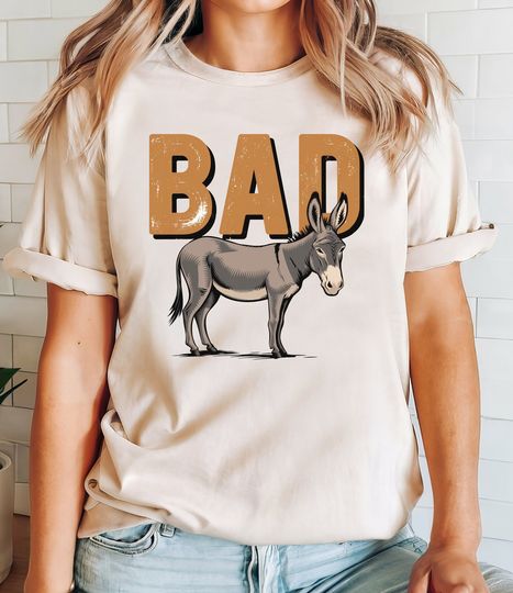 Discover Funny Bad Ass Donkey Shirt, Donkey T Shirt