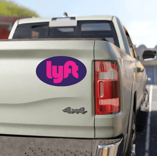 Discover Lyft Logo Car Magnets