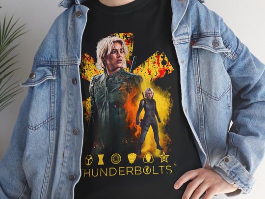 Discover Aesthetic Yelena Belova Thunderbolts 2025 Action Superhero Movies T-Shirt