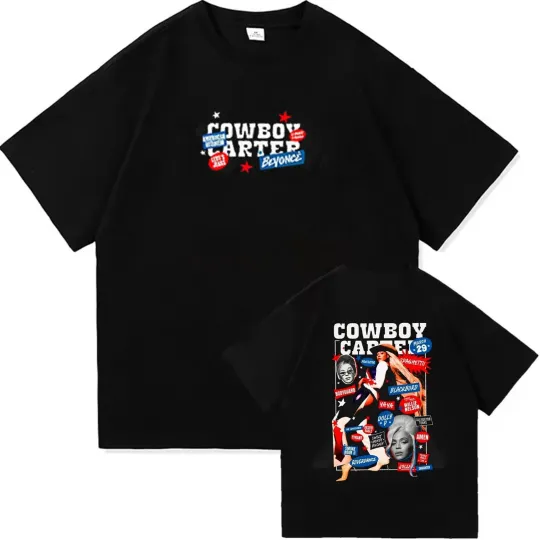 Discover Beyonce Cowboy Carter Tour 2025 Unisex T Shirt, Gift for Fan, Renaissance.