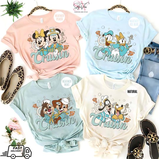 Discover Matching Disneyyy Character Cruise Shirt, Disneyyy Cruise Vacation Tee, Magical Cruisin