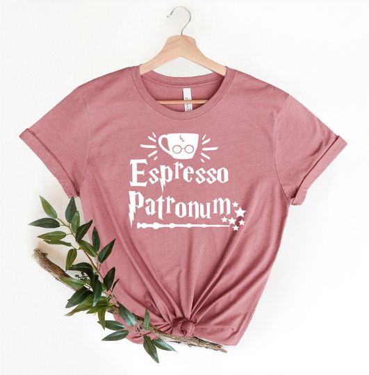 Discover Espresso Patronum Shirt, Coffee Lover Shirt, Wizard Shirt, Coffee Shirt