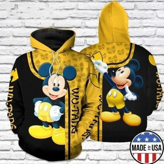 Discover hot retro shirt new Mickeyy Full Printing Hoodie 3D shirt hot all size
