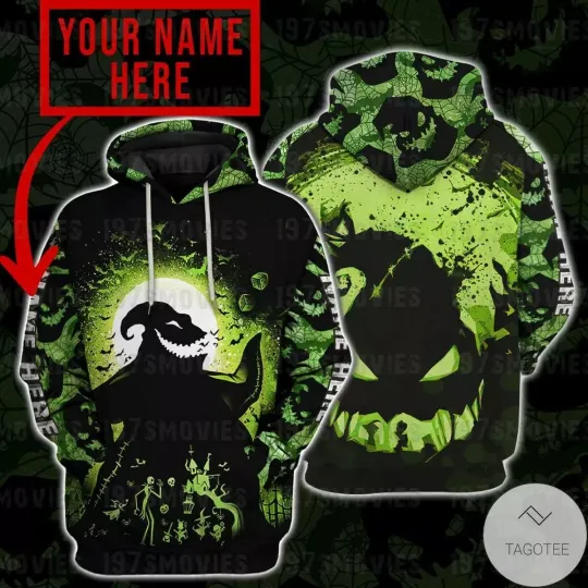 Discover Personalized Oogiee Boogiee Nightmare Before Christmas 3D Hoodie Christmas Gift