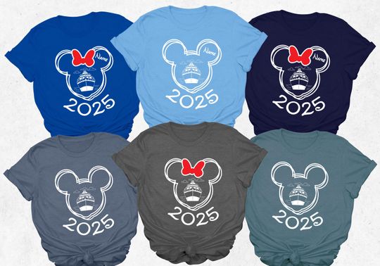 Discover Custom Disneyyy Cruise Family Vacation 2025 Shirt, Disneyyy Cruise Group Shirt