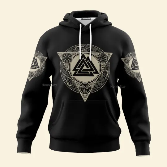 Discover The Heart Of Odinism Cosplay Costume Viking Hoodie 3D