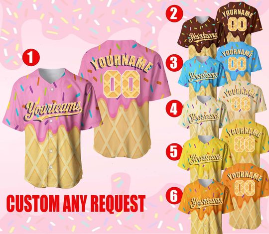 Discover Custom Team Name Number Drip Baseball Jersey, Personalized Baseball