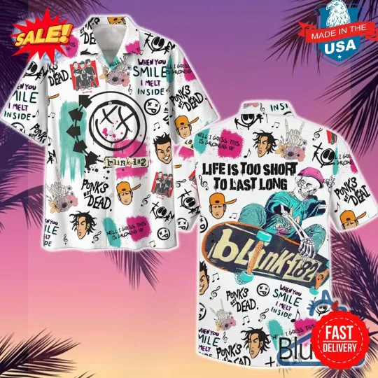 Discover B182 Life Is Too Short To Last Long 3d Unisex Hawaiian Shirts