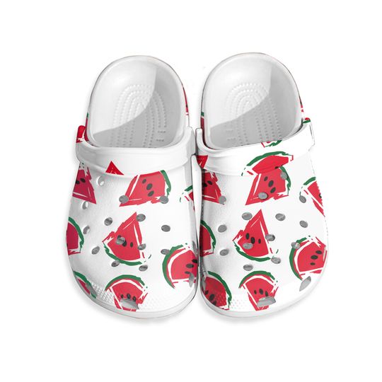 Discover Watermelon Print Pattern Clogs