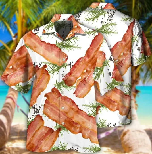 Discover Food Bacon Funny Style Hawaiian Shirt