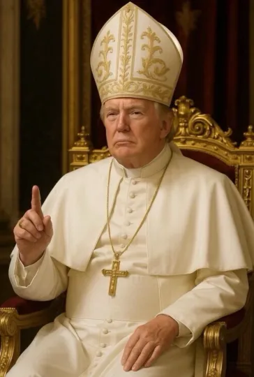 Discover Pope President Donald John Trump Poster TRUMP POPE