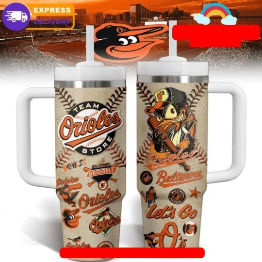 Discover Baltimore Team Limited Edition Tumblers 40 oz With Handle Fan Gift