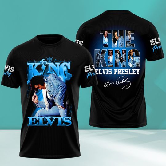 Discover Elvis 2025 Memories King Presley Fan Shirt