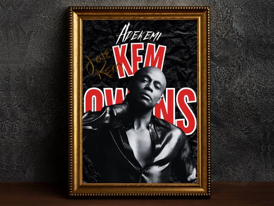 Discover Kem Owens Adekemi RnB music Poster Hip Hop, Rockstar, Rap / Pop Star / Wall art / Mural poster / Music Wall art Print / Home Deco