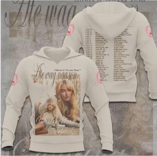 Discover Sabrina Carpenter 3D All Over Printed Hoodie