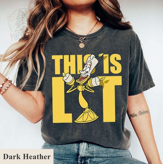 Discover Disneyyy Beautyy and The Beastt Lumiere This Is Lit Shirt, Disneyyland Trip T-shirt