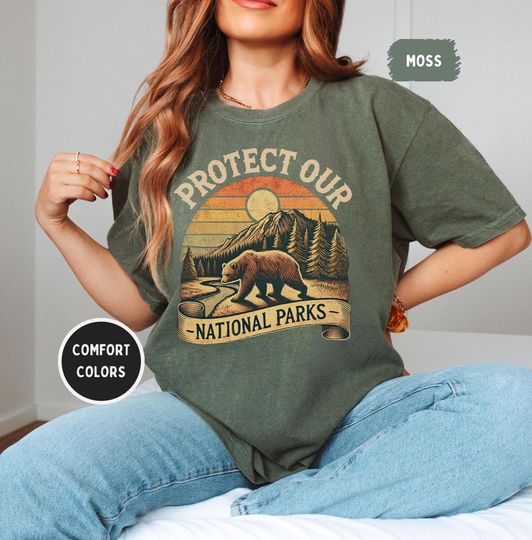Discover Retro Protect our National Parks T-shirt, Vintage National Parks Shirt
