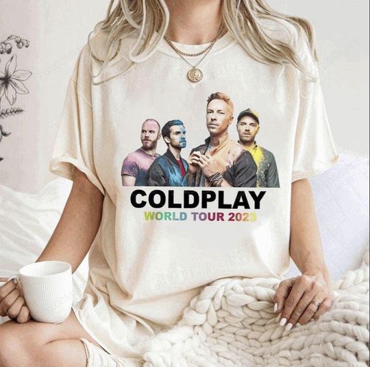 Discover Vintage Coldplay Tour Shirt, Coldplay Band Member T-Shirt