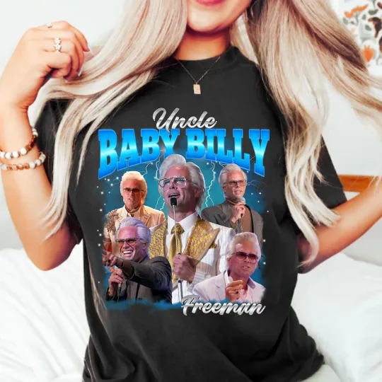 Discover 90s Uncle Baby Billy Shirt, The Righteous Gemstones T-Shirt