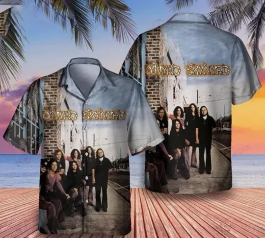 Discover Lynyrd Skynyrd Band 1973 Hits Hawaiian Shirt