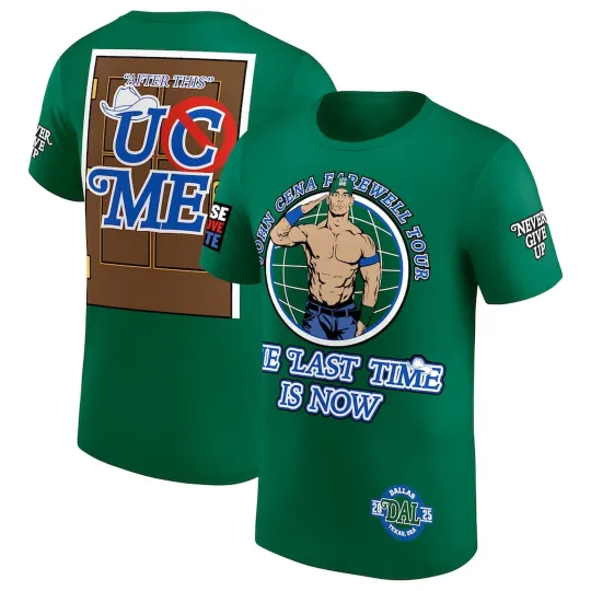 Discover Green Jo Cen Farewell Tour 2025 Dallas 3D Shirt Wrestling