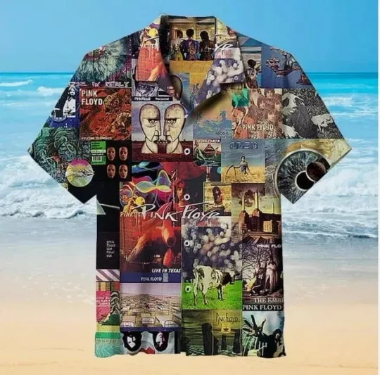 Discover  Pink Floyd 3D Hawaiian Shirt- 3D Aloha Shirt Gift for Men Women Mom Dad