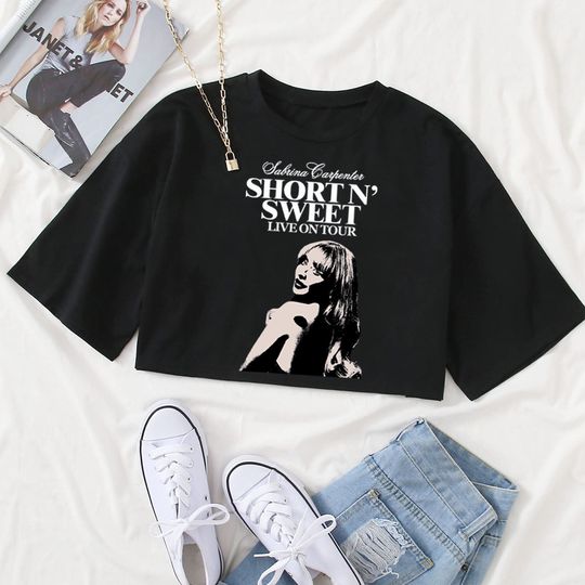 Discover Sabrina Carpenter Short And Sweet Tour 2025 Crop Top